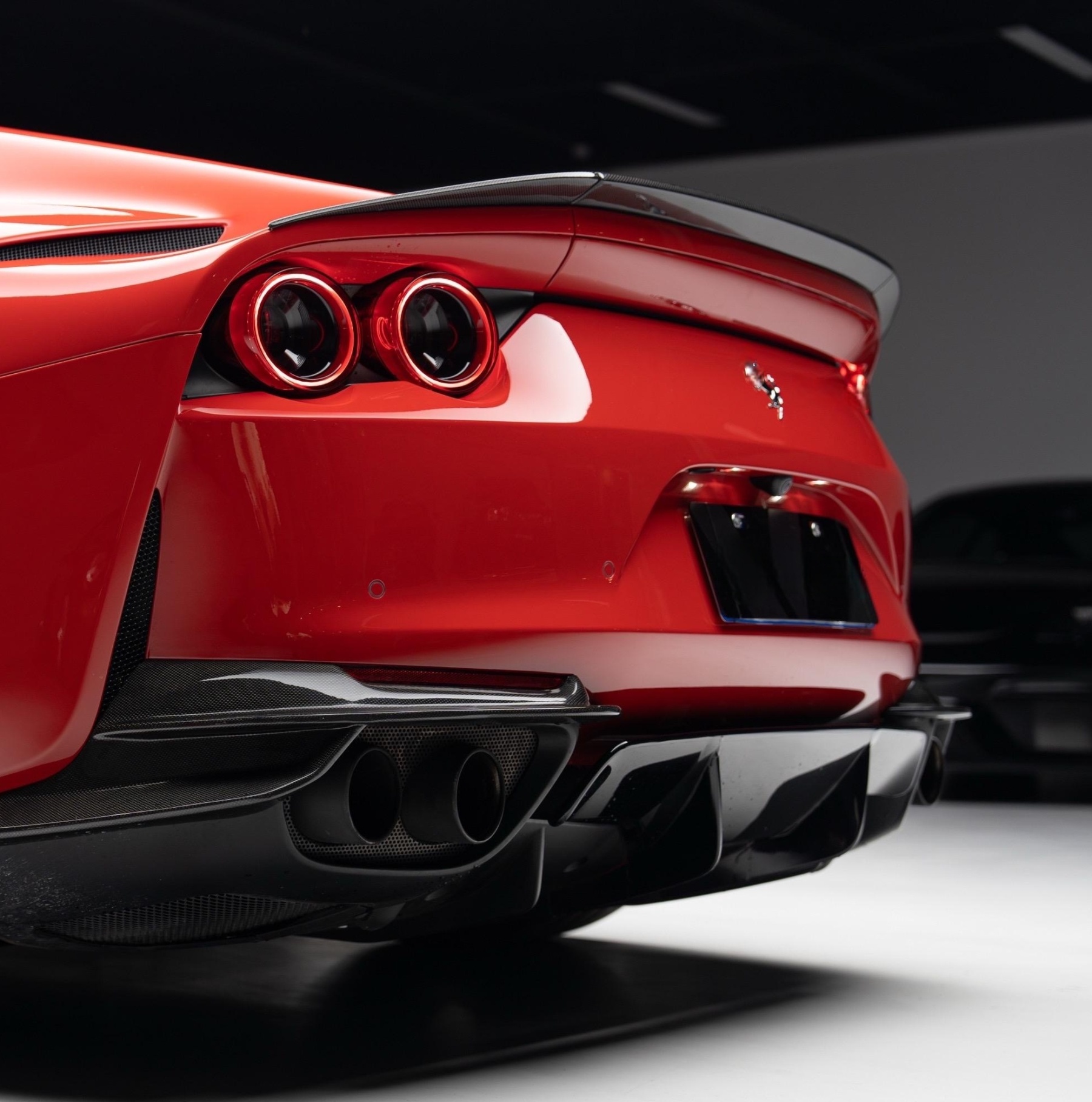 2018- Up Ferrari 812 Superfast & GTS Spoiler Dry Carbon Fiber N Series Bodykit