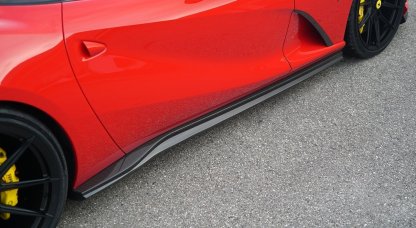 2018- Up Ferrari 812 Superfast & GTS Side Skirts Dry Carbon Fiber N Series Bodykit