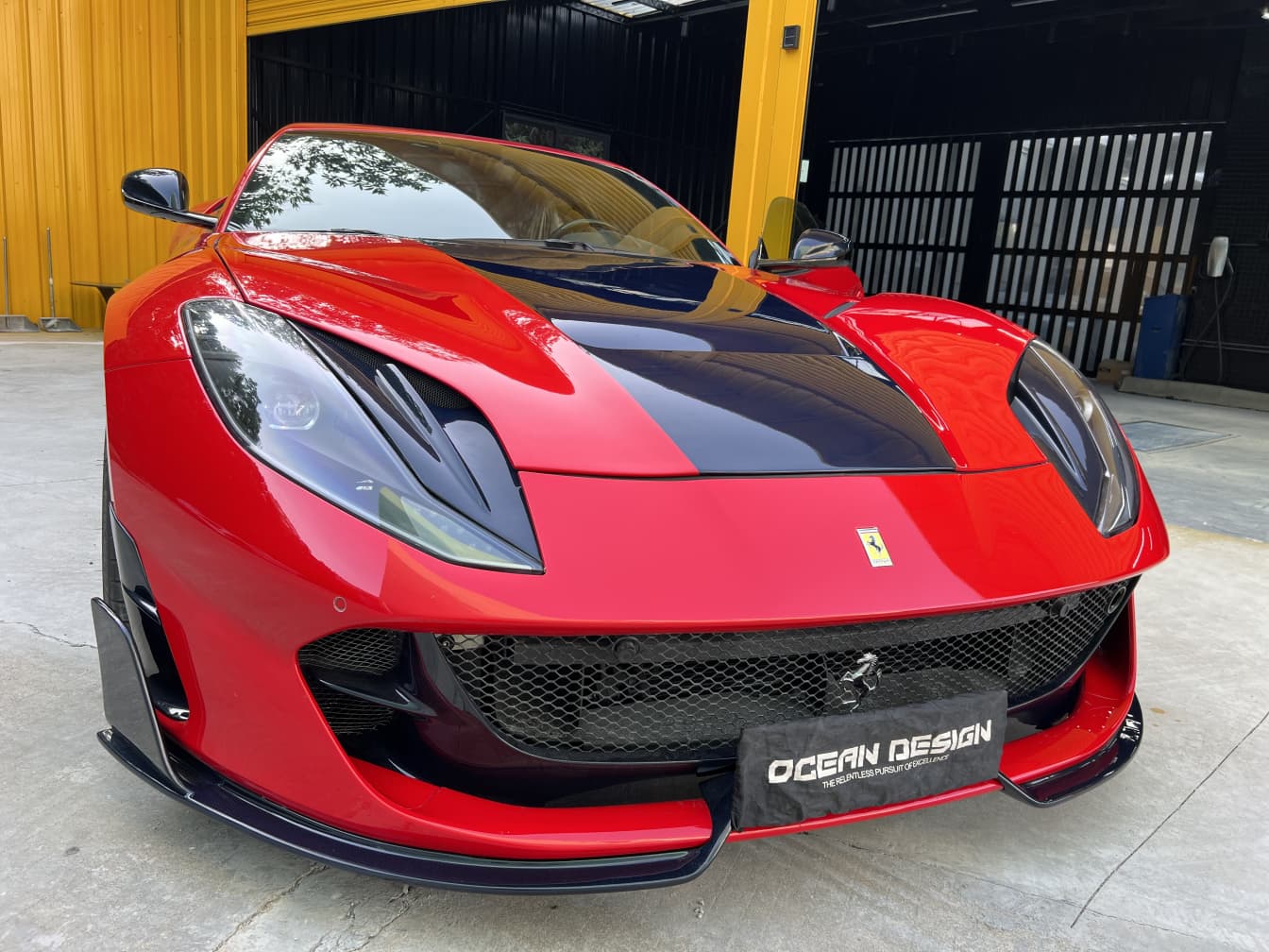 2018- Up Ferrari 812 Superfast & GTS Front Bumper Air Vent Dry Carbon Fiber MSY Series Bodykit