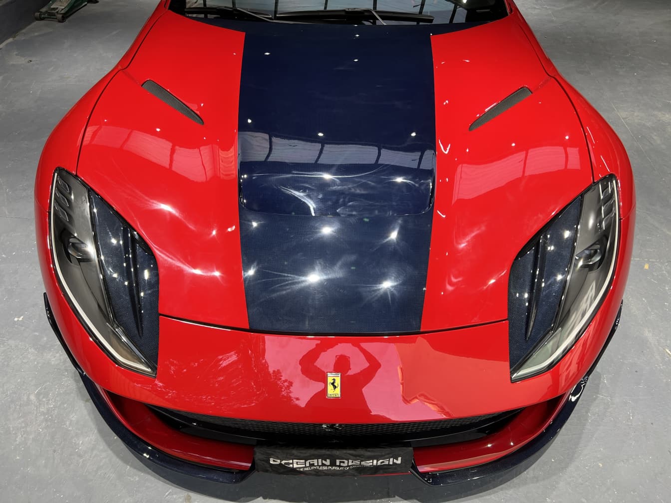 2018- Up Ferrari 812 Superfast & GTS Headlights Air Vents Dry Carbon Fiber MSY Series Bodykit