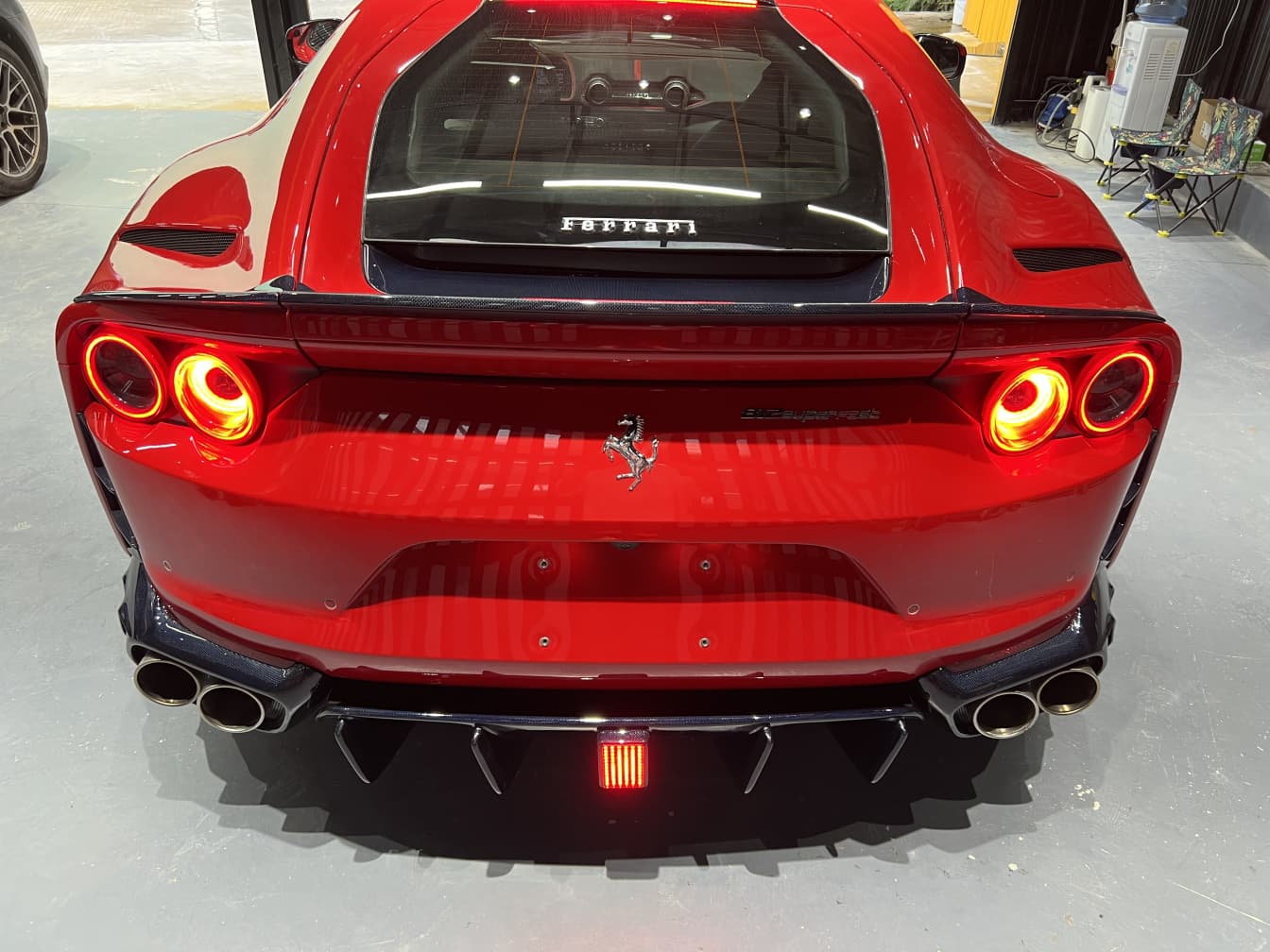2018- Up Ferrari 812 Superfast & GTS Spoiler Dry Carbon Fiber MSY Series Bodykit