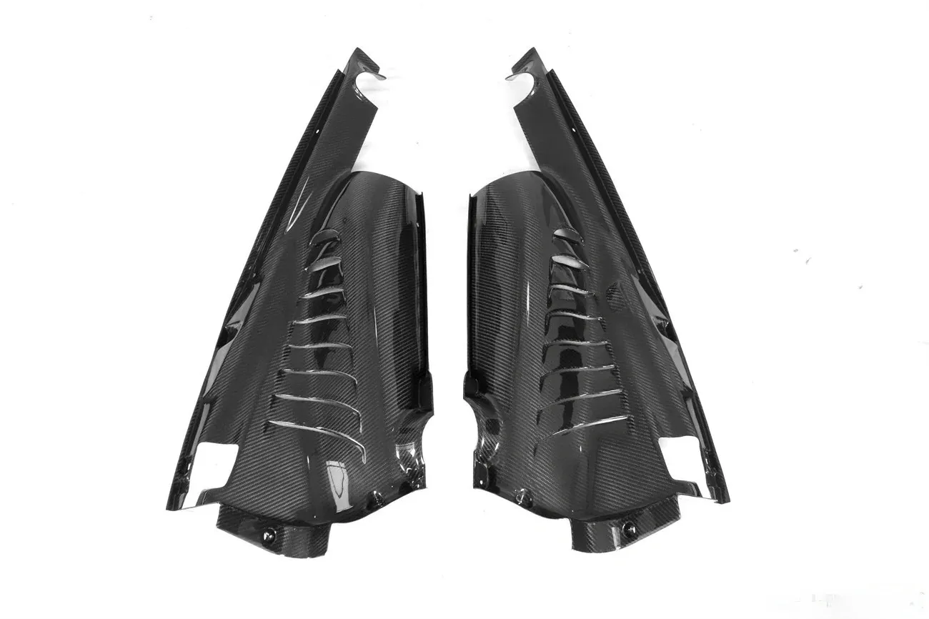 2019-2024 Ferrari F8 Engine Interior Dry Carbon Fiber OEM Series Bodykit