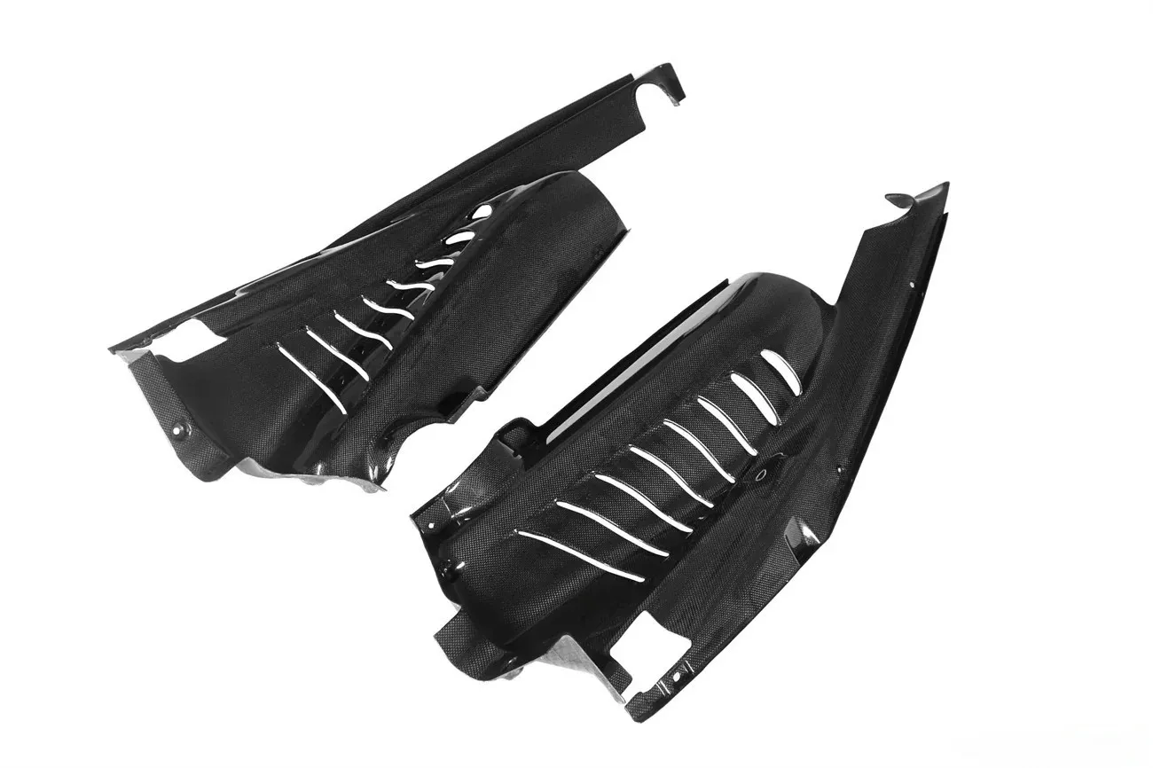 2019-2024 Ferrari F8 Engine Interior Dry Carbon Fiber OEM Series Bodykit
