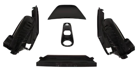 2019-2024 Ferrari F8 Engine Interior Dry Carbon Fiber OEM Series Bodykit