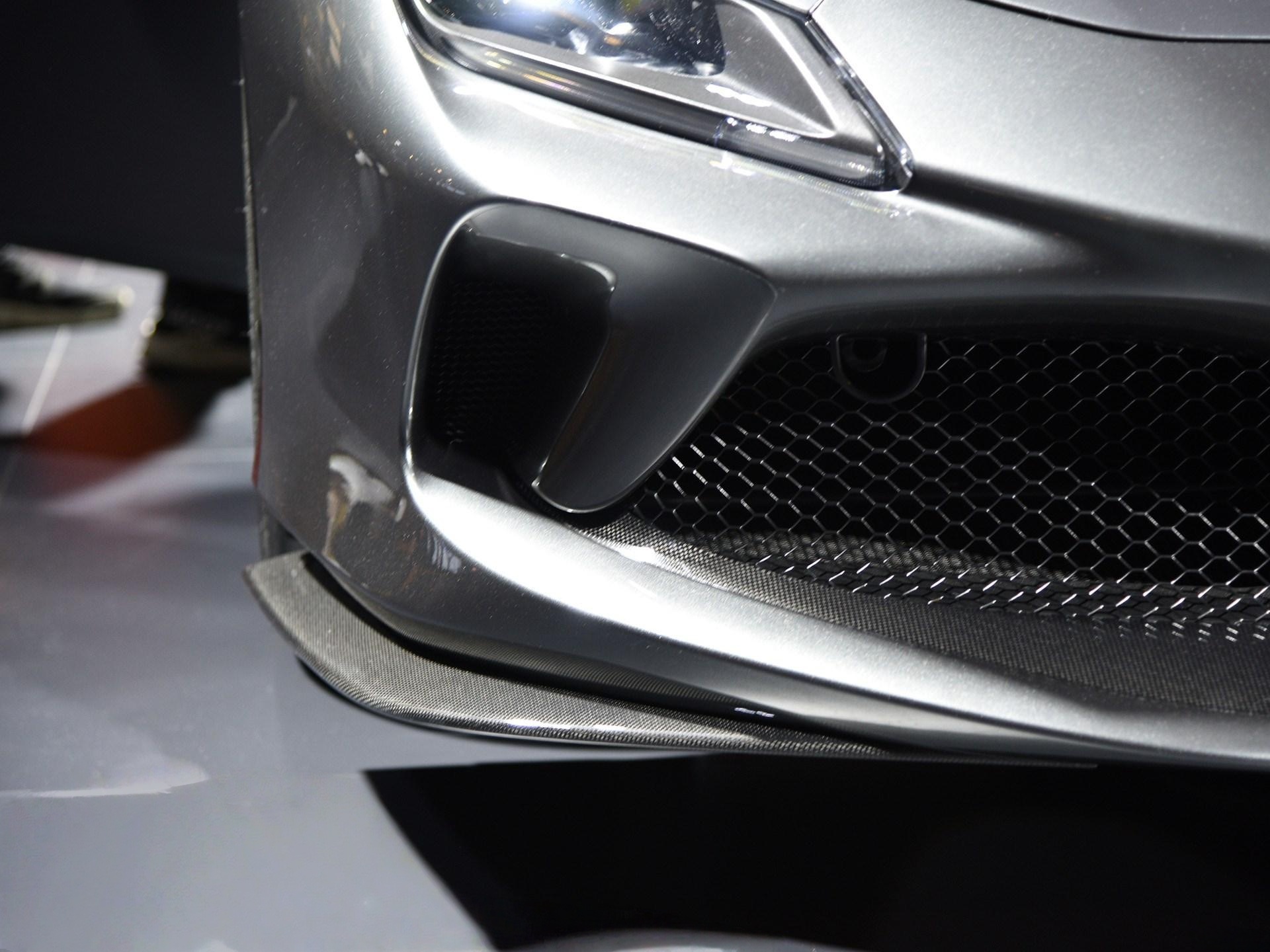 2019-2024 Ferrari F8 Front Bumper Protector Dry Carbon Fiber OEM Series Bodykit