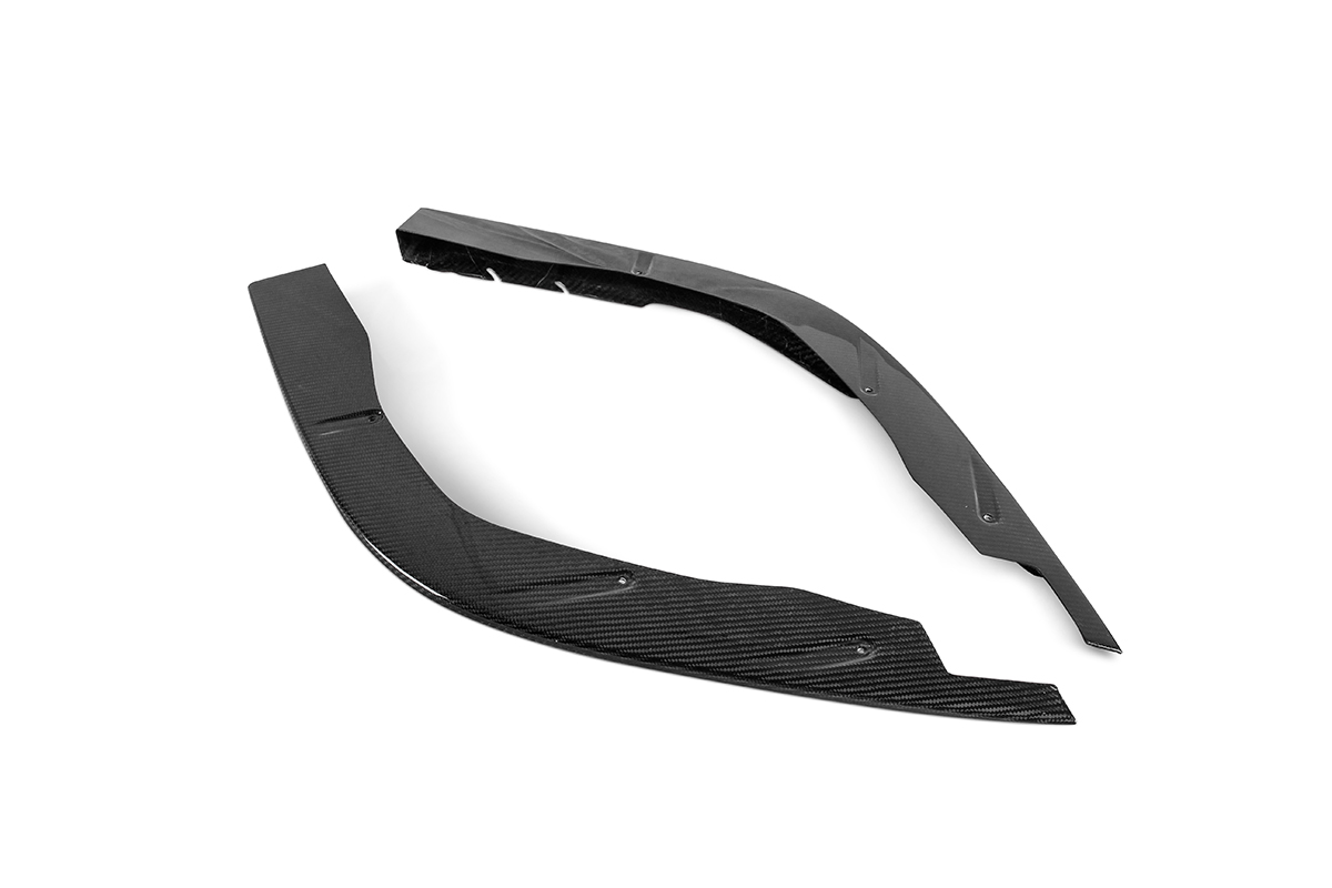 2019-2024 Ferrari F8 Front Bumper Protector Dry Carbon Fiber OEM Series Bodykit