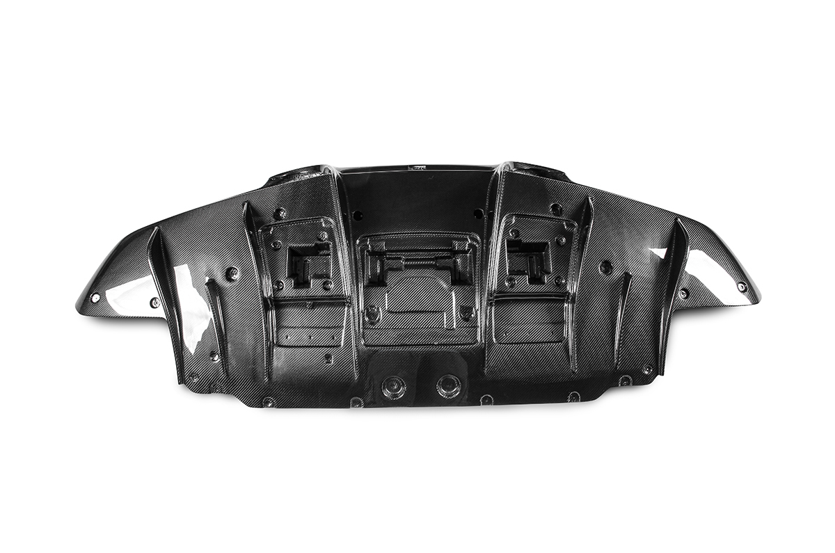 2019-2024 Ferrari F8 Rear Diffuser Dry Carbon Fiber OEM Series Bodykit