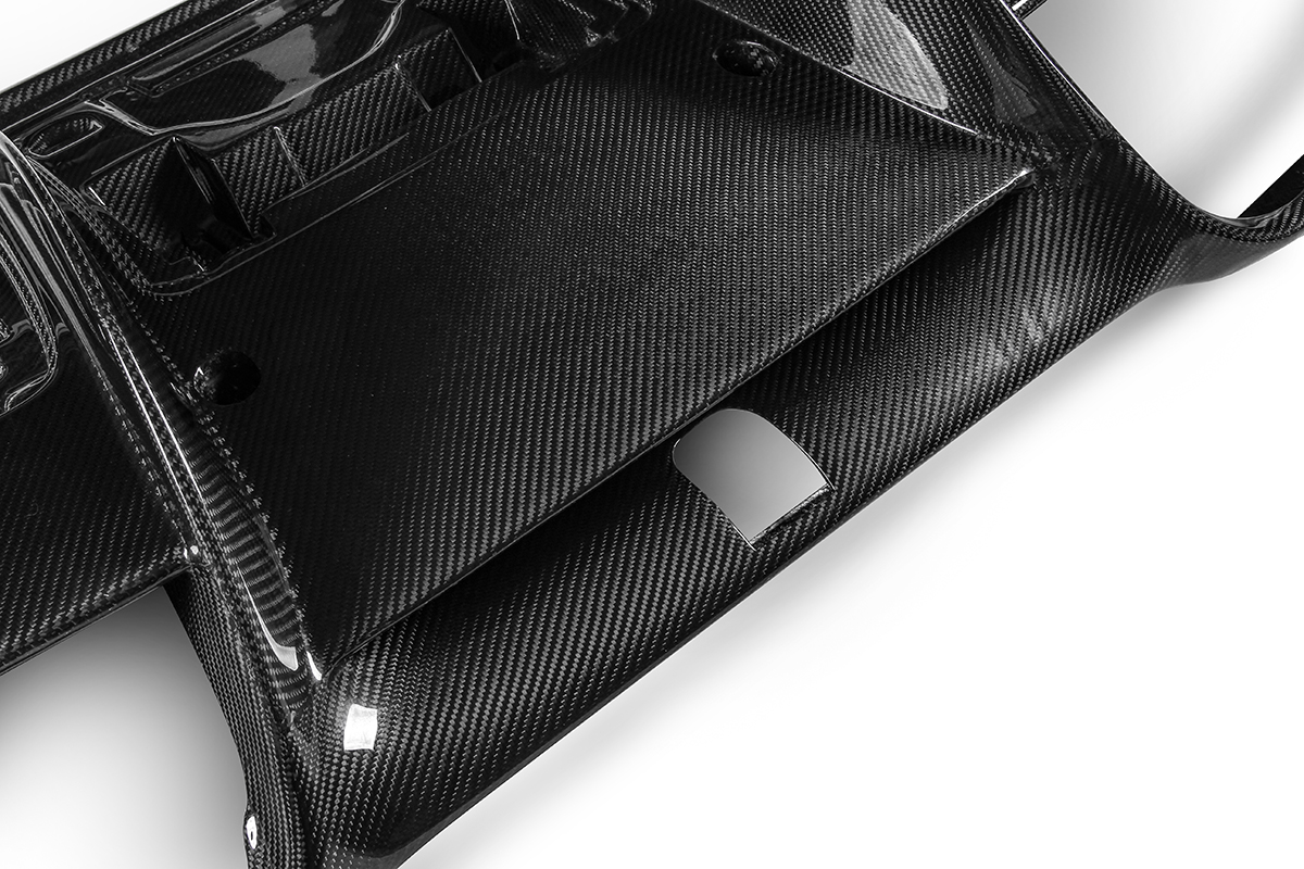 2019-2024 Ferrari F8 Rear Diffuser Dry Carbon Fiber OEM Series Bodykit