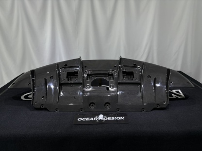 2019-2024 Ferrari F8 Rear Diffuser Dry Carbon Fiber OEM Series Bodykit