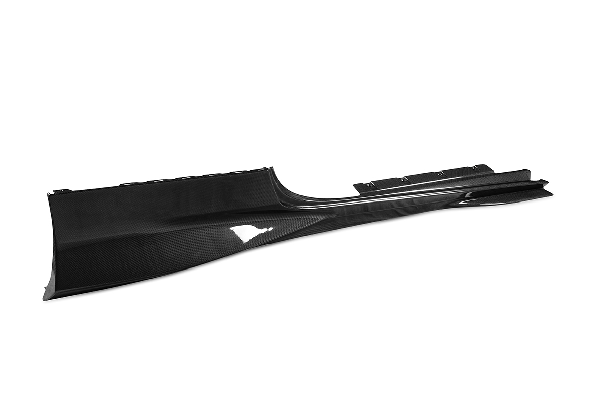 2019-2024 Ferrari F8 Side Skirts Dry Carbon Fiber OEM Series Bodykit