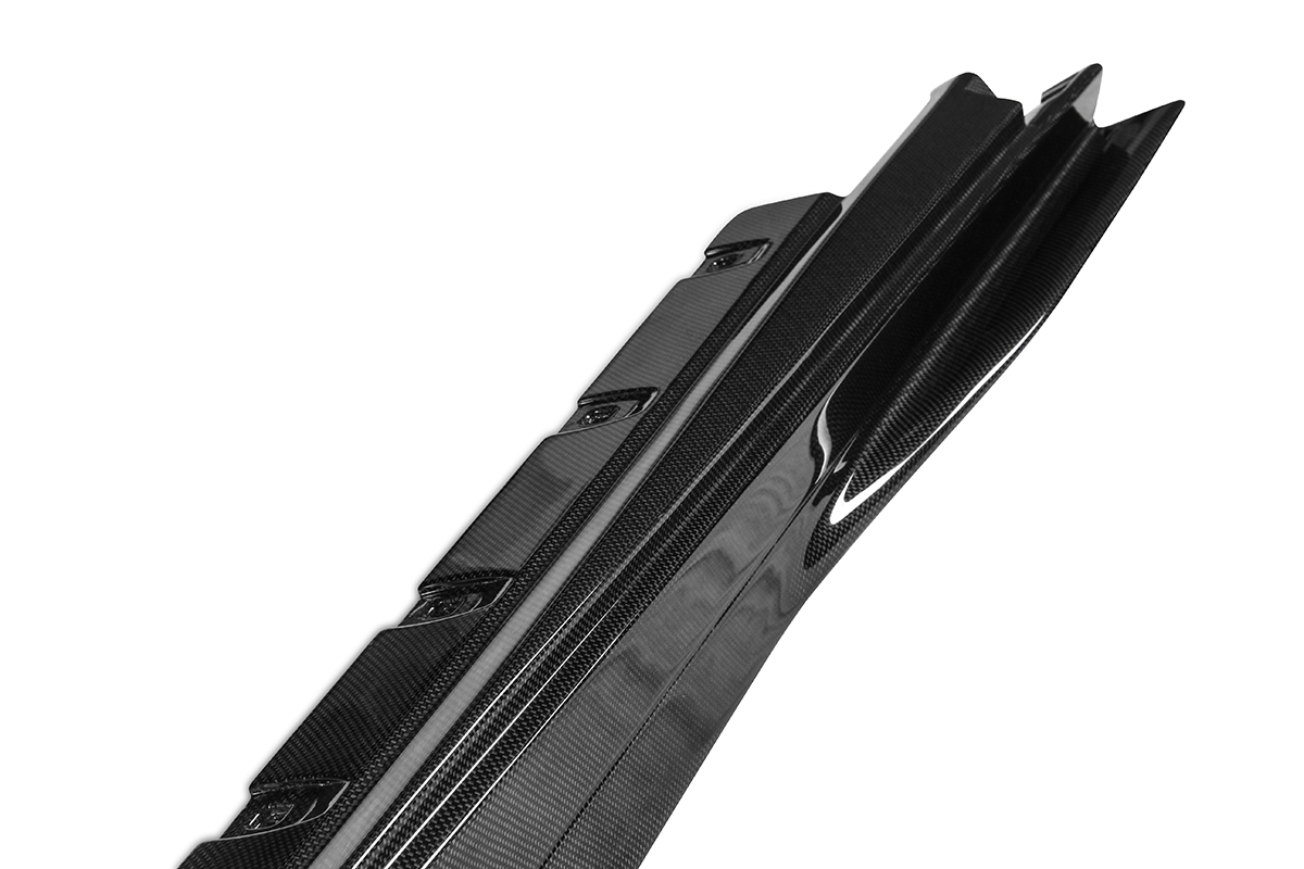 2019-2024 Ferrari F8 Side Skirts Dry Carbon Fiber OEM Series Bodykit