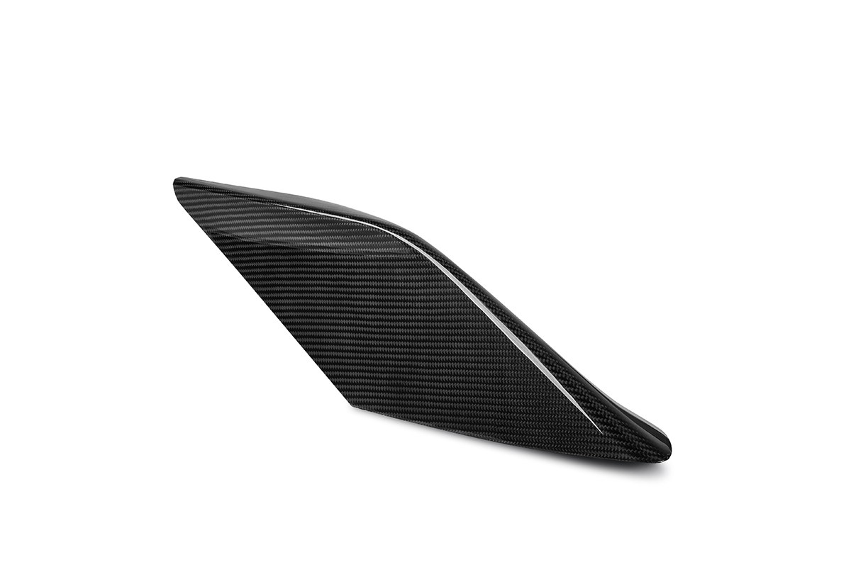 2019-2024 Ferrari F8 Side Air Intake Fins Flaps Wings Dry Carbon Fiber OEM Series Bodykit
