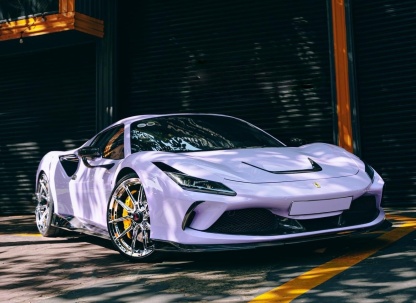2019-2024 Ferrari F8 Splitter Front Lip Dry Carbon Fiber OEM Series Bodykit