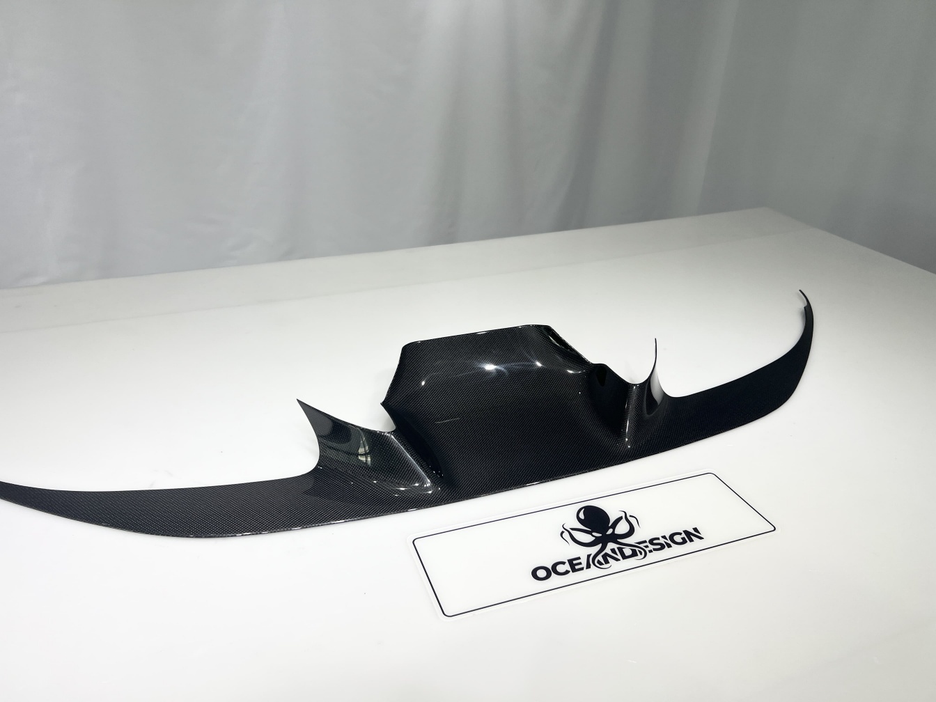 2019-2024 Ferrari F8 Splitter Front Lip Dry Carbon Fiber OEM Series Bodykit