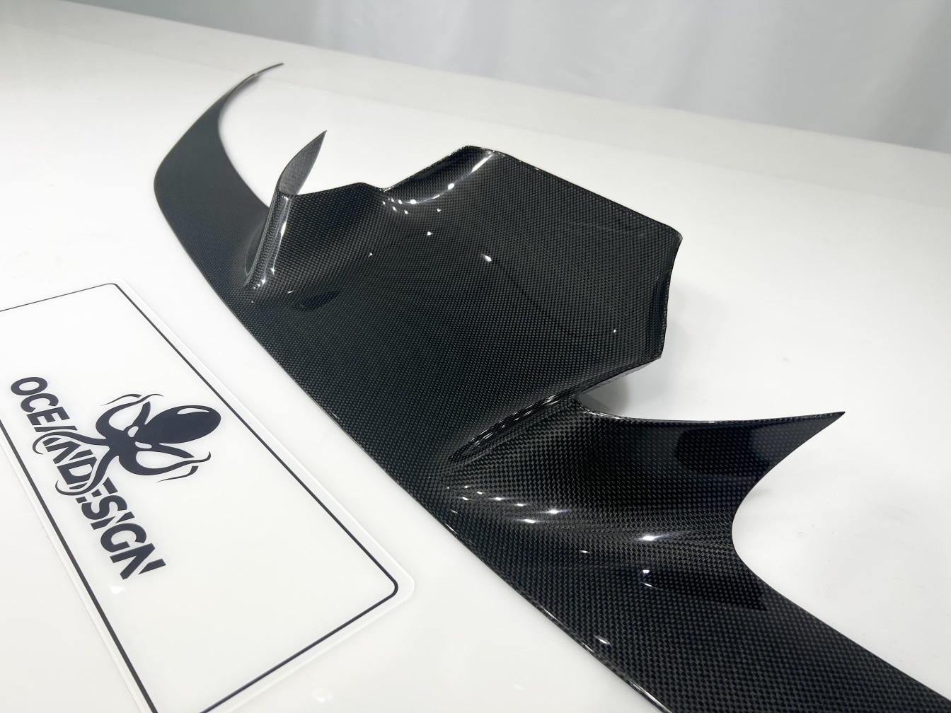 2019-2024 Ferrari F8 Splitter Front Lip Dry Carbon Fiber OEM Series Bodykit