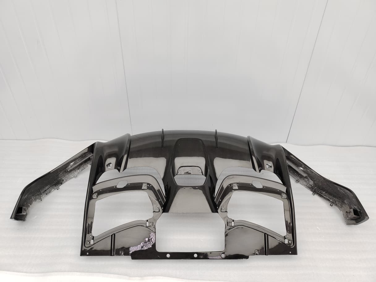 Ferrari Purosangue FUV 2023-2025 Rear Diffuser Dry Carbon Fiber OEM Series Bodykit