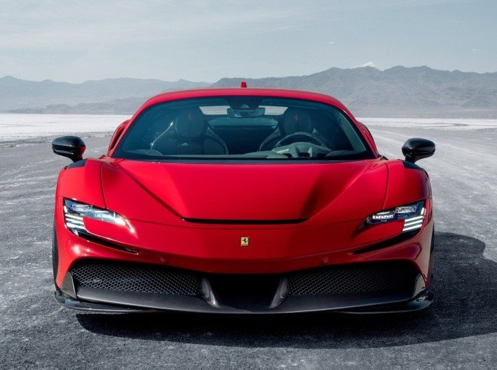 2020-UP Ferrari SF90 Stradale Splitter Front Lip Dry Carbon Fiber N Series Bodykit