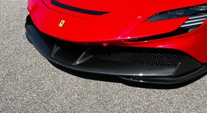 2020-UP Ferrari SF90 Stradale Splitter Front Lip Dry Carbon Fiber N Series Bodykit
