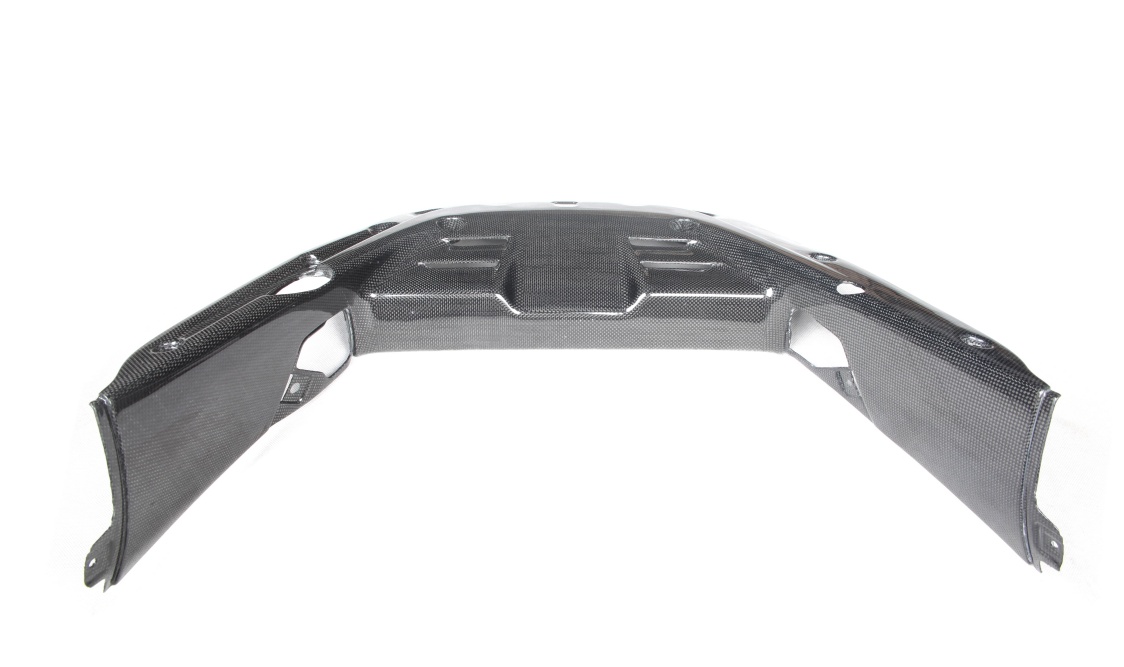 2020-UP Ferrari SF90 Stradale Engine Interior with Cooling Mesh Dry Carbon Fiber OEM Series Bodykit