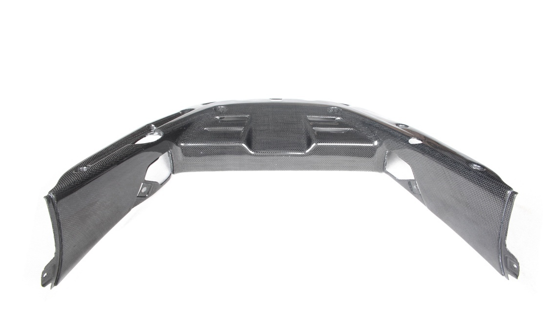 2020-UP Ferrari SF90 Stradale Engine Interior with Cooling Mesh Dry Carbon Fiber OEM Series Bodykit