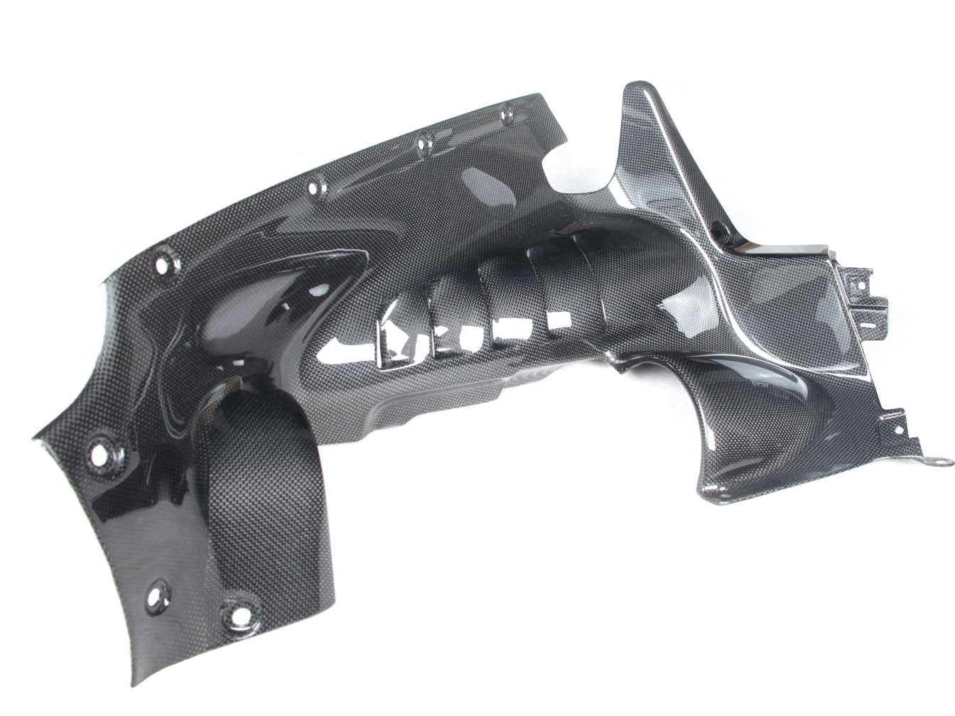 2020-UP Ferrari SF90 Stradale Engine Interior with Cooling Mesh Dry Carbon Fiber OEM Series Bodykit