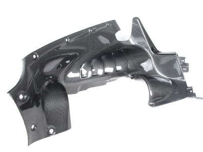 2020-UP Ferrari SF90 Stradale Engine Interior with Cooling Mesh Dry Carbon Fiber OEM Series Bodykit