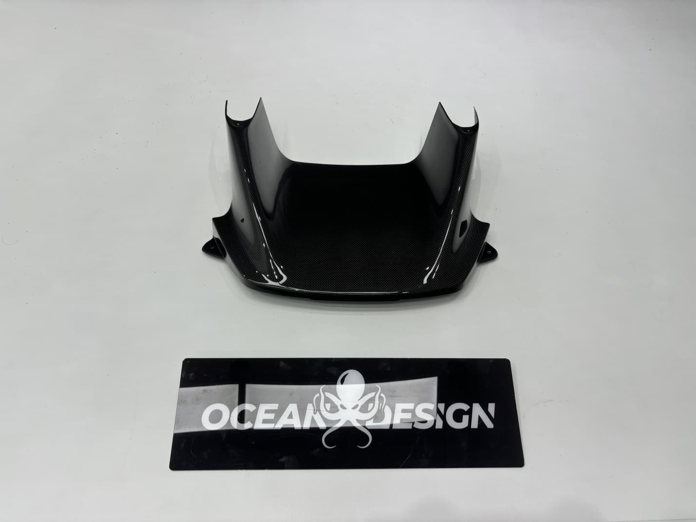 2020-UP Ferrari SF90 Stradale Front Bumper Middle Air Vents Dry Carbon Fiber OEM Series Bodykit