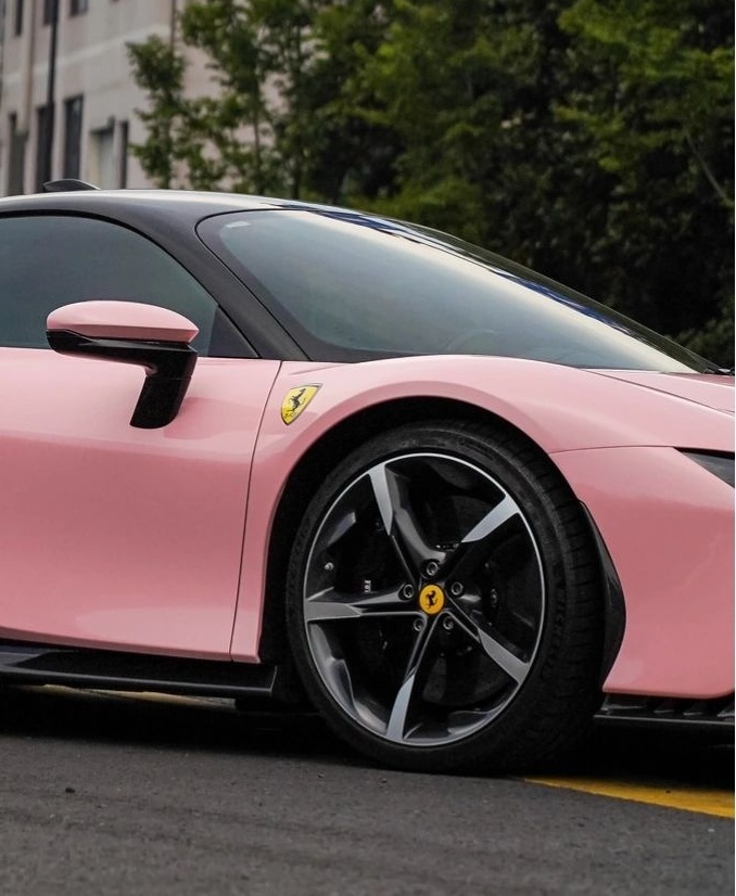 2020-UP Ferrari SF90 Stradale Front Bumper Side Air Vents Dry Carbon Fiber OEM Series Bodykit