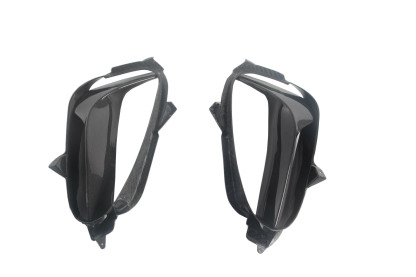 2020-UP Ferrari SF90 Stradale Qaurter Panel Side Scoops Dry Carbon Fiber OEM Series Bodykit