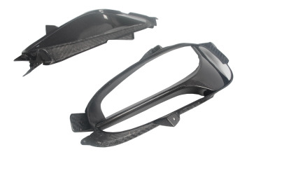 2020-UP Ferrari SF90 Stradale Qaurter Panel Side Scoops Dry Carbon Fiber OEM Series Bodykit