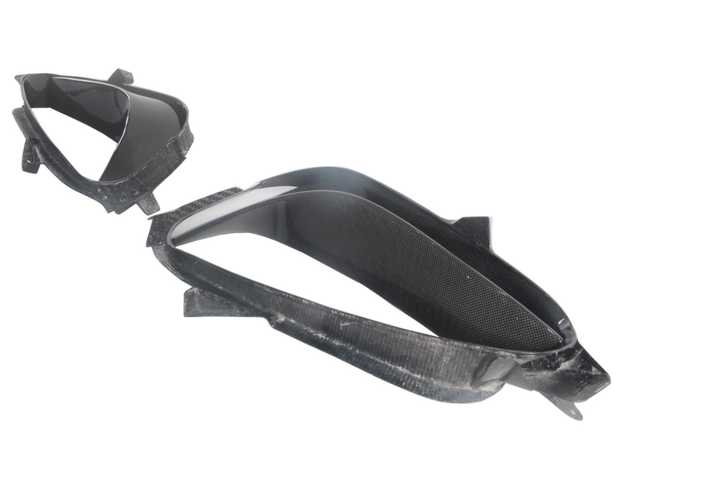 2020-UP Ferrari SF90 Stradale Qaurter Panel Side Scoops Dry Carbon Fiber OEM Series Bodykit