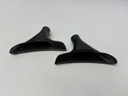 2020-UP Ferrari SF90 Stradale Qaurter Panel Side Scoops Dry Carbon Fiber OEM Series Bodykit