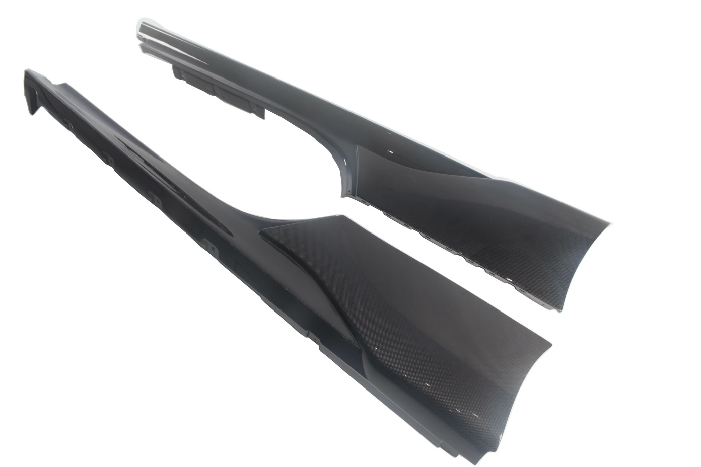 2020-UP Ferrari SF90 Stradale Side Skirts Dry Carbon Fiber OEM Series Bodykit