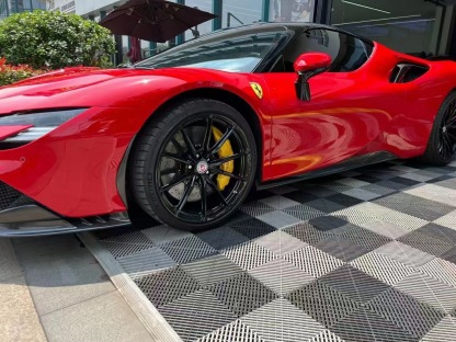 2020-UP Ferrari SF90 Stradale Side Skirts Dry Carbon Fiber OEM Series Bodykit