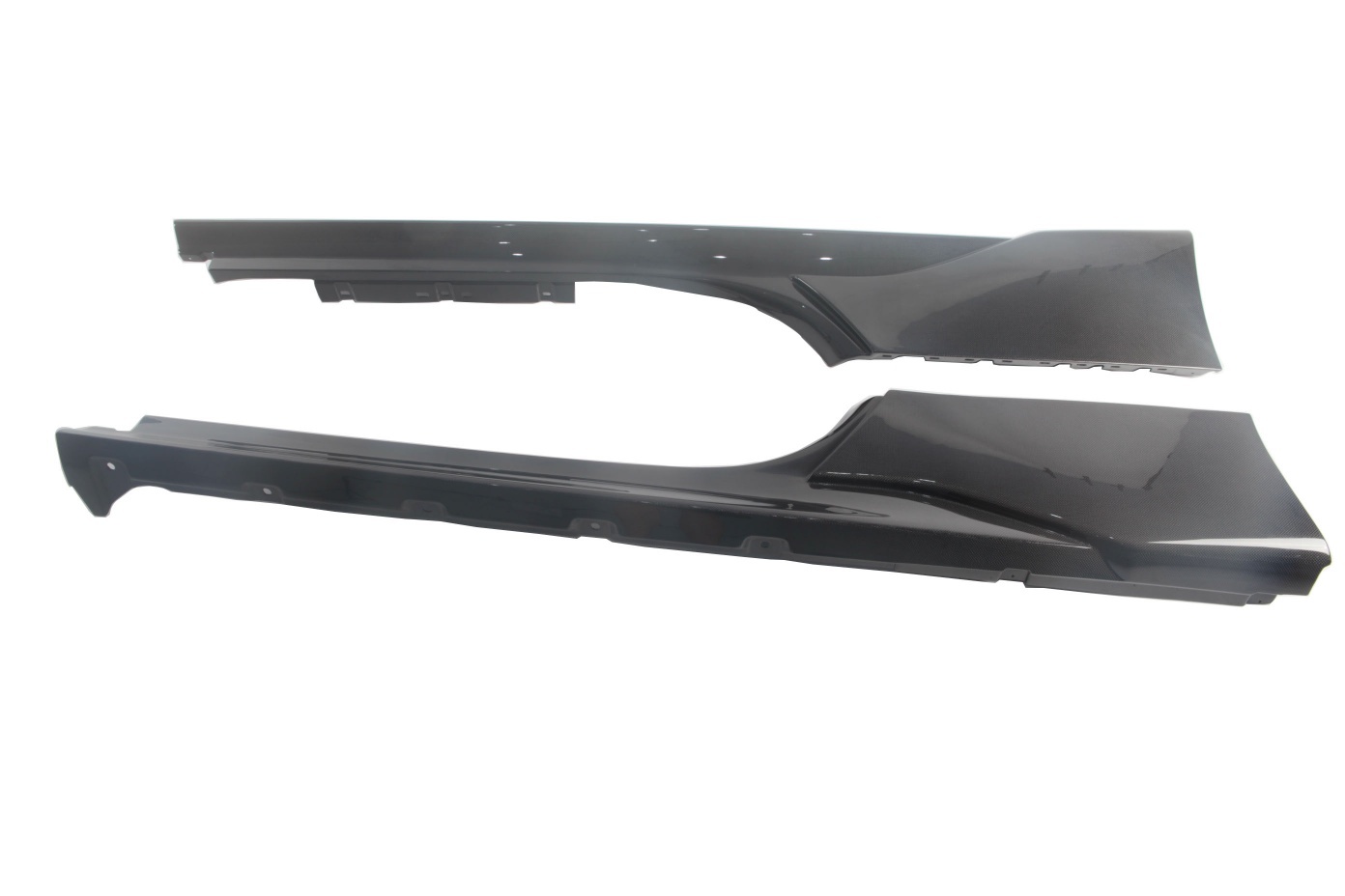 2020-UP Ferrari SF90 Stradale Side Skirts Dry Carbon Fiber OEM Series Bodykit