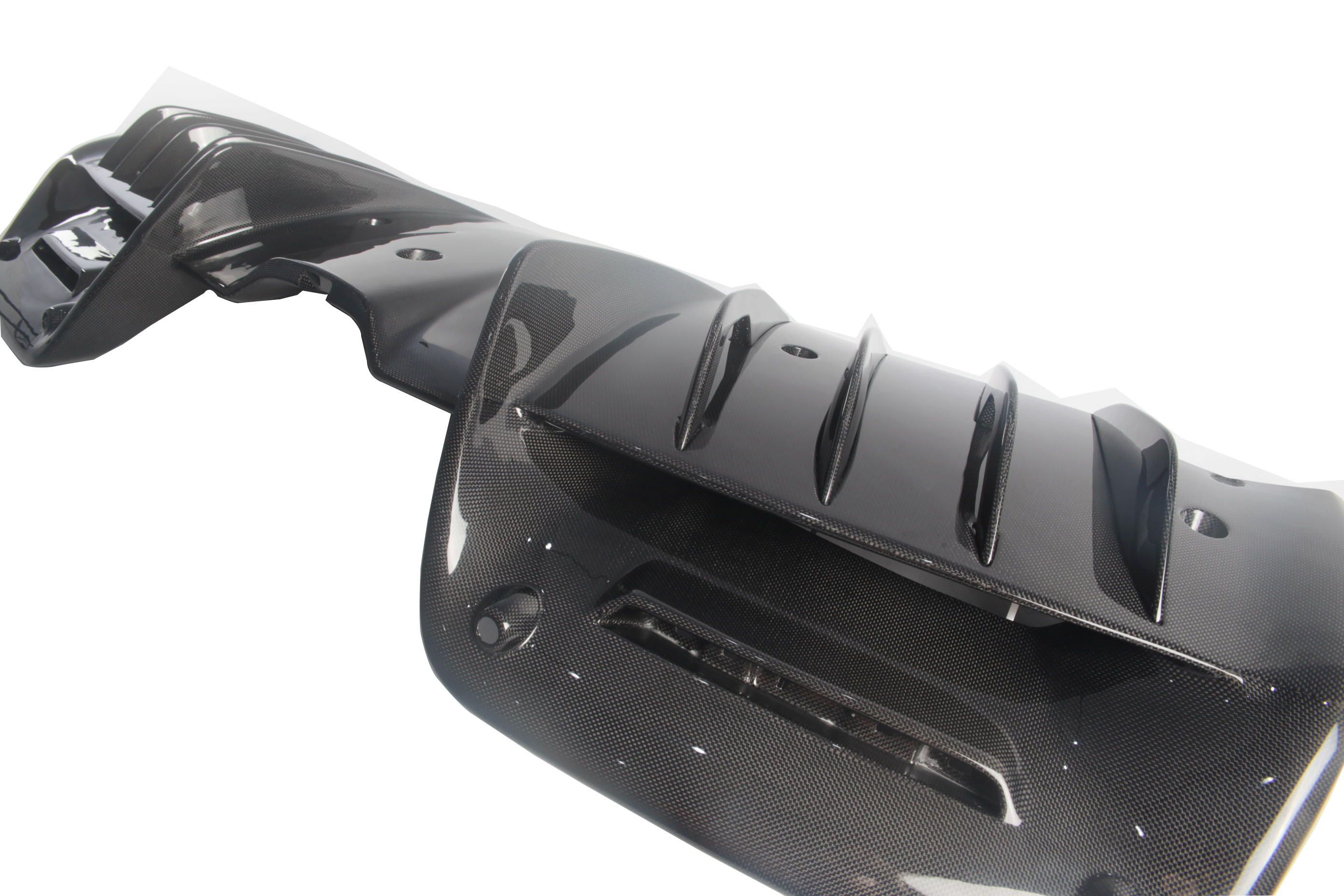 2020-UP Ferrari SF90 Stradale Rear Diffuser Dry Carbon Fiber OEM Series Bodykit