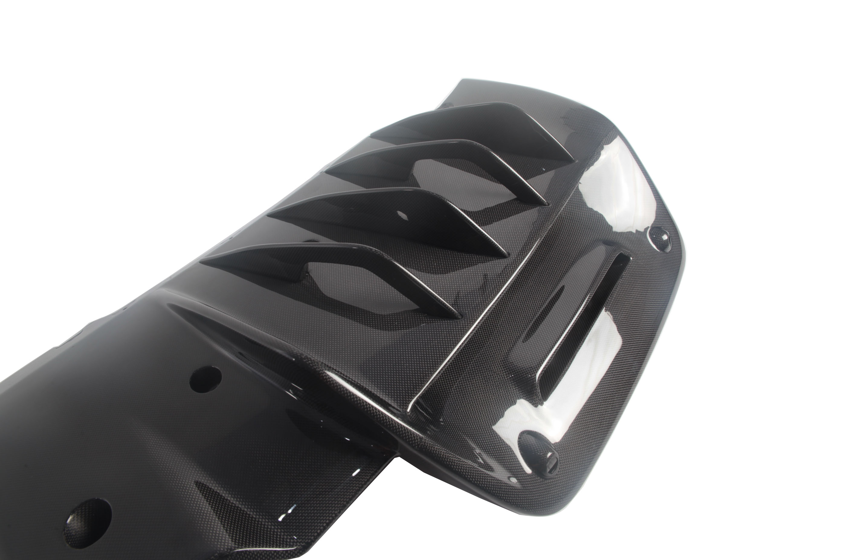 2020-UP Ferrari SF90 Stradale Rear Diffuser Dry Carbon Fiber OEM Series Bodykit