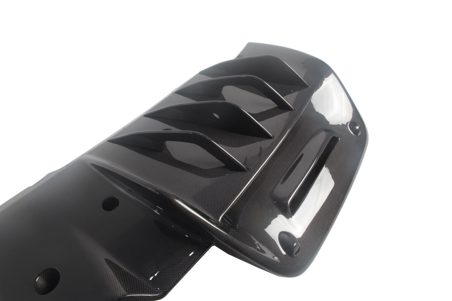 2020-UP Ferrari SF90 Stradale Rear Diffuser Dry Carbon Fiber OEM Series Bodykit