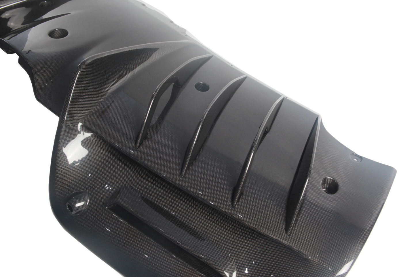 2020-UP Ferrari SF90 Stradale Rear Diffuser Dry Carbon Fiber OEM Series Bodykit