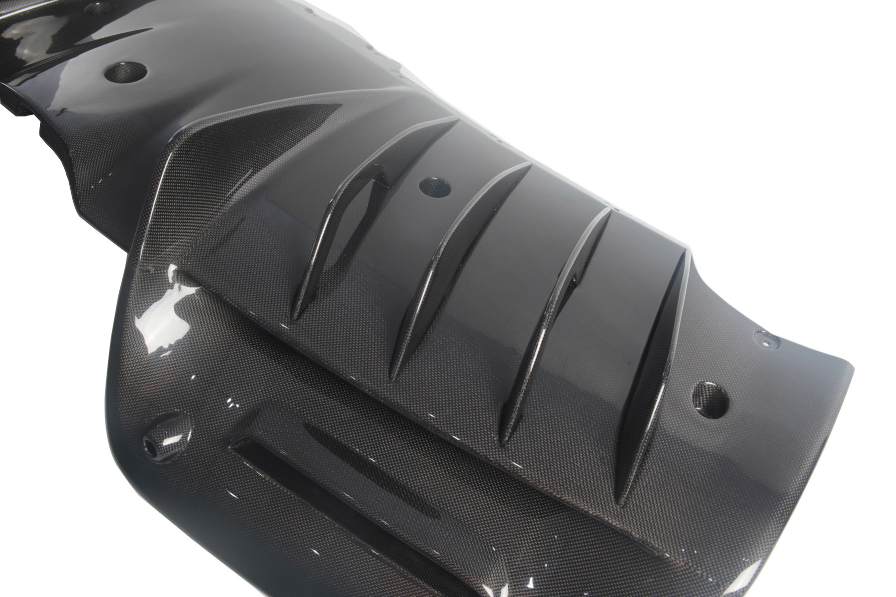 2020-UP Ferrari SF90 Stradale Rear Diffuser Dry Carbon Fiber OEM Series Bodykit