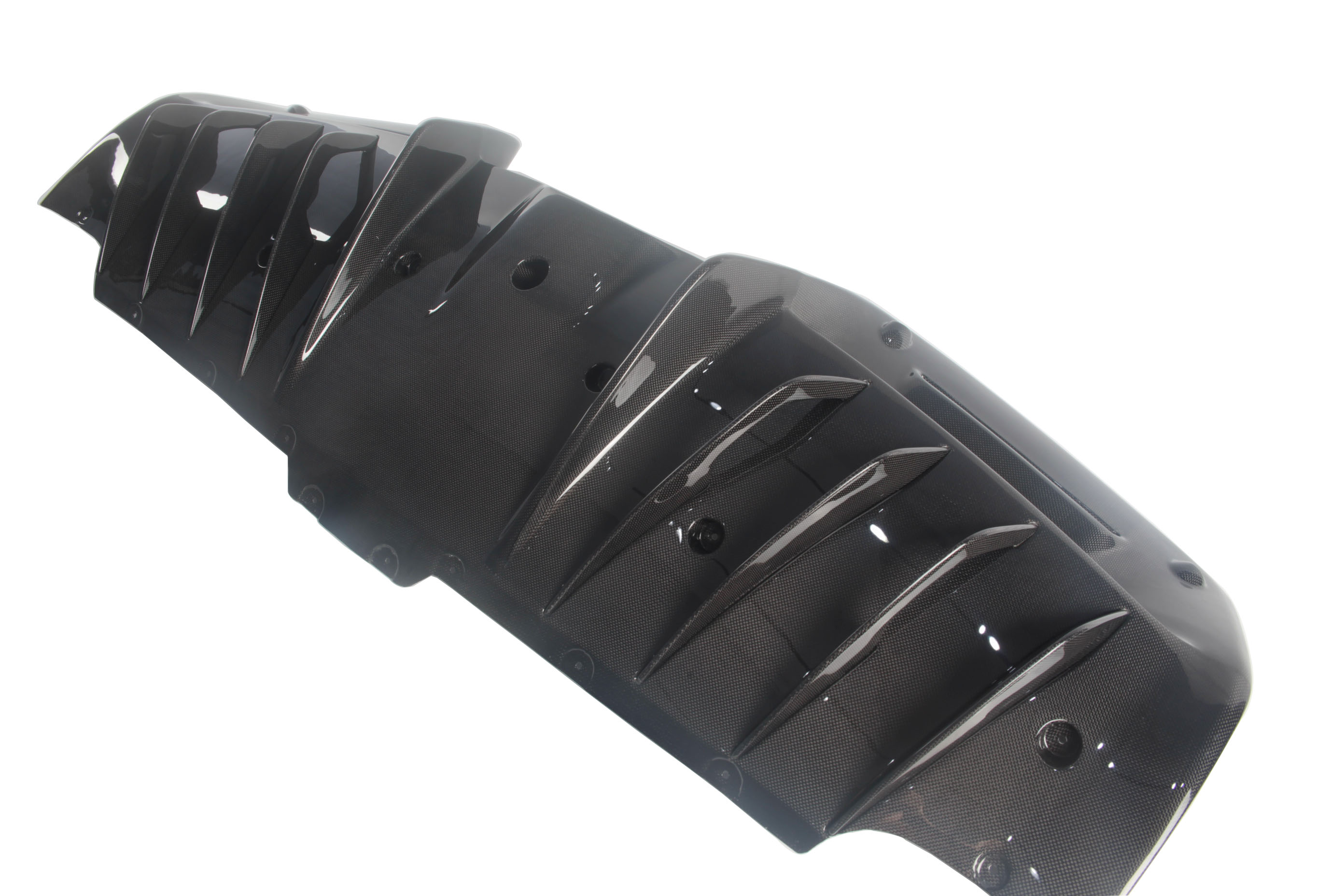 2020-UP Ferrari SF90 Stradale Rear Diffuser Dry Carbon Fiber OEM Series Bodykit