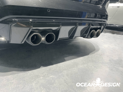 2021-UP BMW M3 G80 M4 G82 V-Style Dry Carbon Rear Diffuser