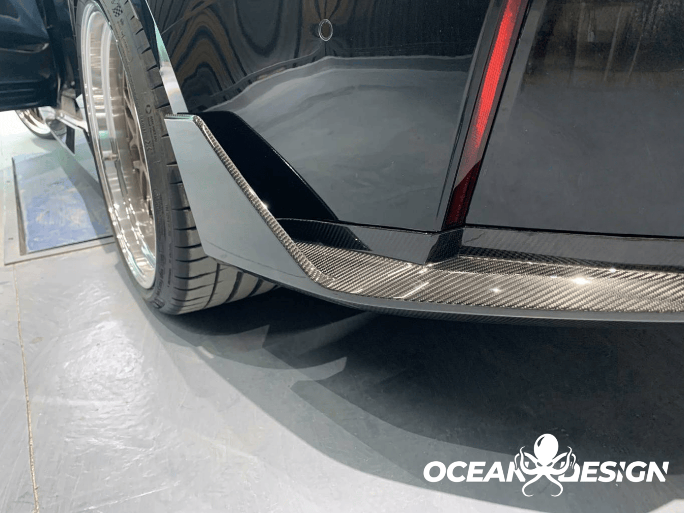 2021-UP BMW M3 G80 M4 G82 V-Style Dry Carbon Rear Diffuser