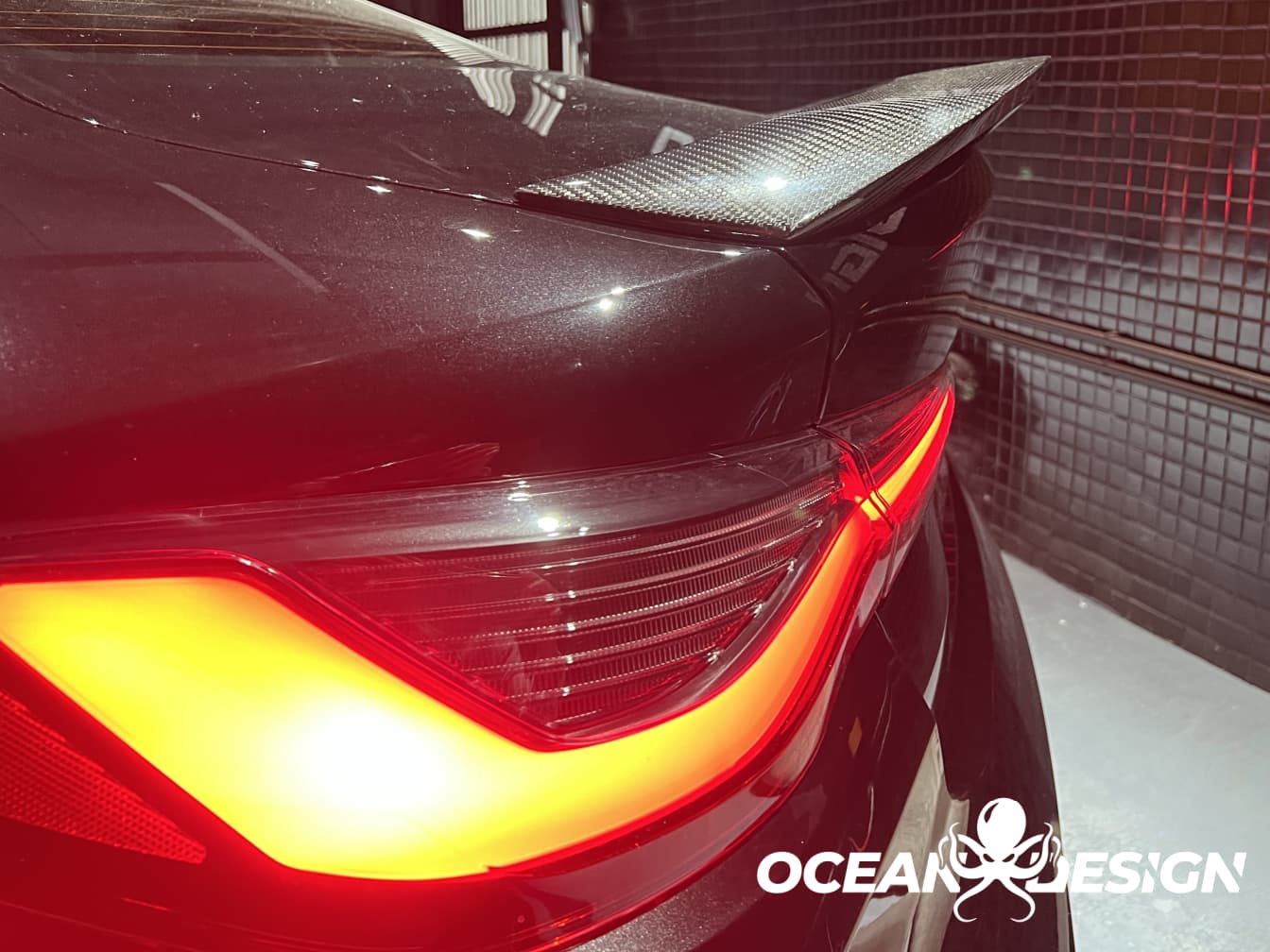 2021-UP BMW M3 G80 M4 G82 V-Style Dry Carbon Rear Spoiler
