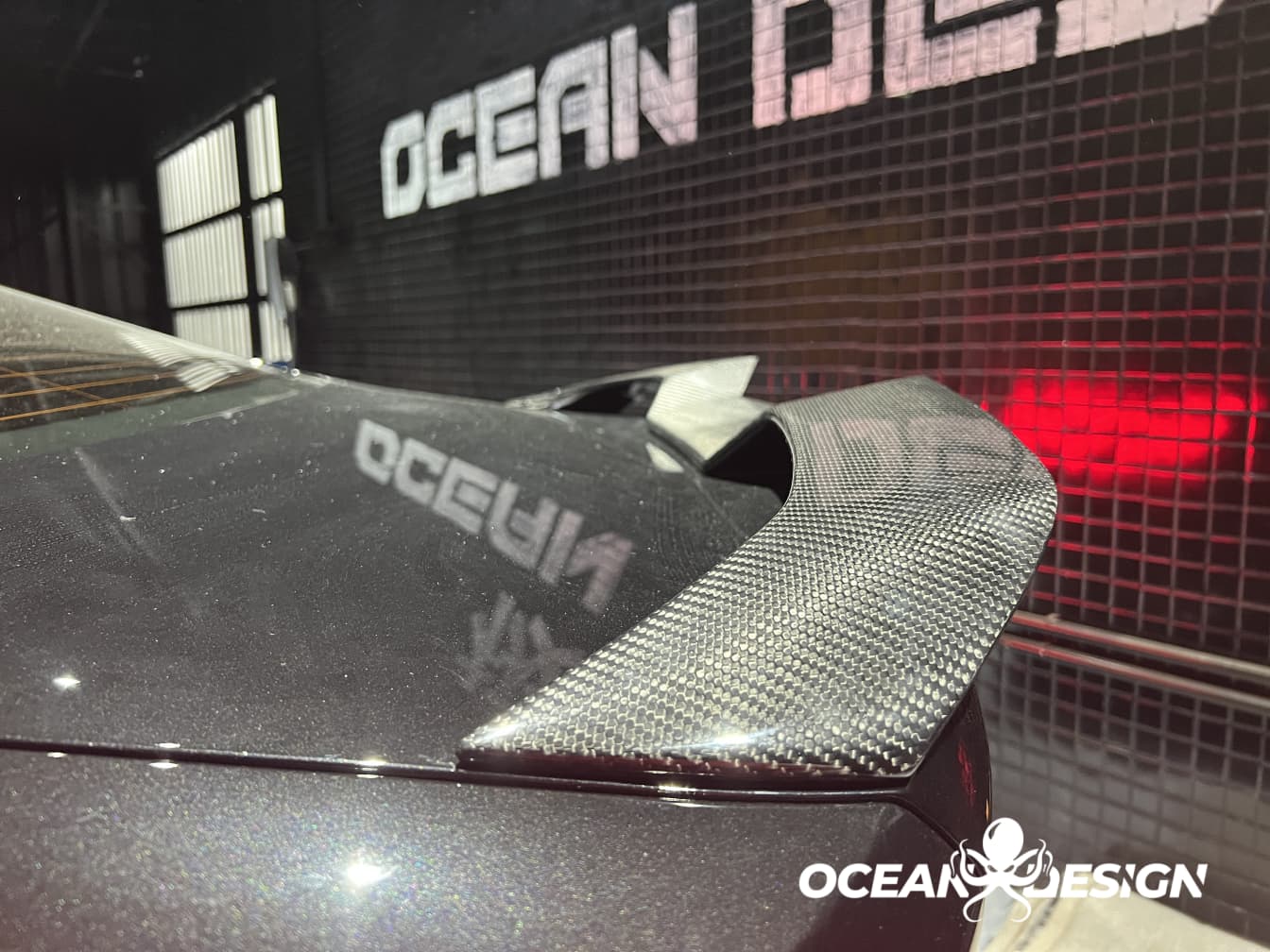 2021-UP BMW M3 G80 M4 G82 V-Style Dry Carbon Rear Spoiler
