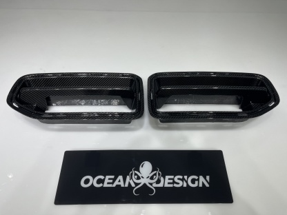 2023-2025 BMW G87 M2 AP Style Dry Carbon Fiber Front Kidney Grilles