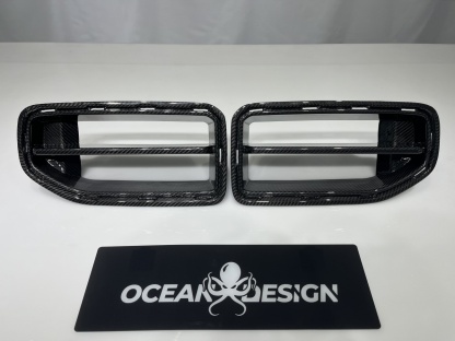2023-2025 BMW G87 M2 AP Style Dry Carbon Fiber Front Kidney Grilles