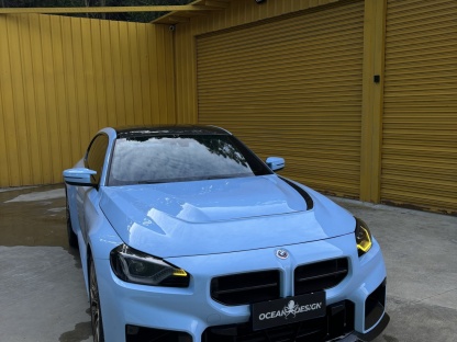 2023-2025 BMW G87 M2 AP Style Dry Carbon Fiber Front Kidney Grilles
