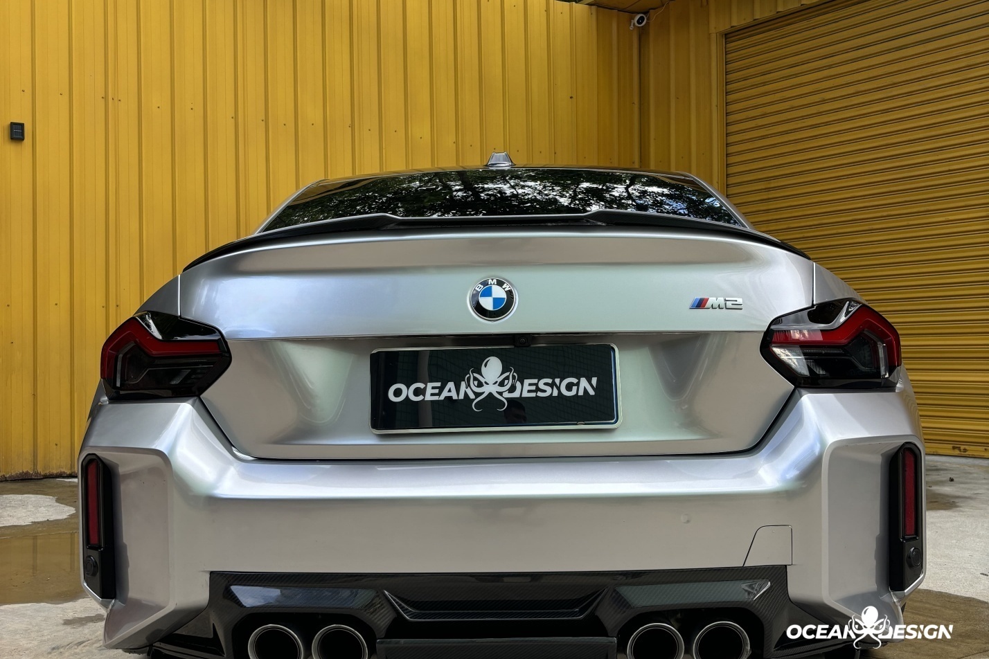 2023-2025 BMW G87 M2 AP Style Lower Rear Diffuser Dry Carbon Fiber