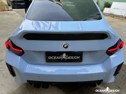 2023-2025 BMW G87 M2 AP Style Lower Rear Diffuser Dry Carbon Fiber